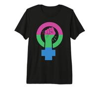Drapeau polysexuel féministe T-Shirt Haut de Gamme