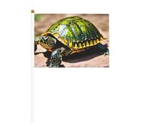 Drapeau polyvalent imprimé tortue de mer Lord Howe Island - Pour mariage, anniversaire, vacances, sport, défilé