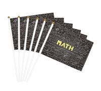 Drapeau portable imprimé mathématiques pour l'école, les fêtes, les vacances, les rassemblements, les événements