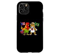 Drapeau Porto Rico Brésil Racines Portoricaines Héritage Coque pour iPhone 11 Pro