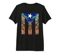 Drapeau portoricain des Trois Rois Día de Reyes Magos Boricu T-Shirt Haut de Gamme