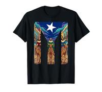 Drapeau portoricain des Trois Rois Día de Reyes Magos Boricua T-Shirt