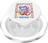 Drapeau portoricain Femme idée herencia hispana puertorriqueña PopSockets PopGrip pour MagSafe
