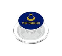 Drapeau Portsmouth Hamburger Angleterre PopSockets PopGrip pour MagSafe