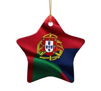 Drapeau portugais Décoration de Noël - Décoration de sapin de Noël, cadeau festif, cadeau pour les amis