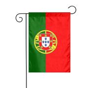 Drapeau portugais du Portugal, 30 x 45 cm, bannière de jardin double face pour décoration extérieure (cour, porche, maison de campagne).