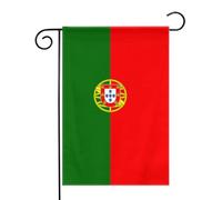 Drapeau portugais du Portugal Drapeaux de jardin (12,5 x 18 pouces) - Bannière aux couleurs éclatantes pour décoration extérieure de jardin et de maison
