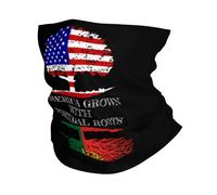 Drapeau Portugais Et Drapeau Américain Homme Femme Bandana Douce Tour De Cou Léger Foulard pour Hiver Plein Air Golf Vélo