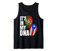 Drapeau Portugais Mixte de Porto-Rica ADN Heritage Débardeur