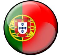 Drapeau Portugais Rond - 20cm - Sticker/Autocollant