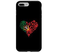 Drapeau Portugal Cœur Feuille d'amour Coque pour iPhone 7 Plus/8 Plus