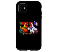 Drapeau Portugal France Racines Portugaises Français Coque pour iPhone 11