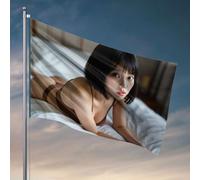 Drapeau pour chambre de filles Les données d'entrée peuvent contenir un contenu inapproprié. Drapeau d'été Drapeaux décoratifs pour la maison (60 x 90 cm)