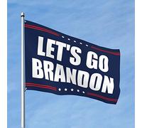 Drapeau pour dortoir drôle « Lets Go » - Drapeau Brandon - Décoration de cabane pour homme (152 x 244 cm)