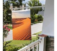 Drapeau pour extérieur - 0,9 x 0,6 m - Robuste - Pour intérieur et extérieur - Résistant à la décoloration - Dunes de sable dans le désert du Sahara - Bannières murales avec œillets - Drapeaux de