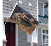 Drapeau pour extérieur - 0,9 x 1,5 m - Robuste - Pour intérieur et extérieur - Résistant à la décoloration - Bannières murales du Grand Canyon de l'Arizona avec œillets - Drapeaux de bienvenue pour