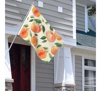 Drapeau pour extérieur - 1,2 x 1,8 m - Robuste - Pour intérieur et extérieur - Pour toutes les saisons - Drapeau de bienvenue - Drapeau de maison double face avec œillets en laiton - Bannières pour