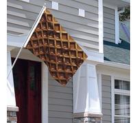Drapeau pour extérieur - 1,2 x 1,8 m - Robuste - Pour intérieur et extérieur - Pour toutes les saisons - Gaufres au chocolat - Drapeau de bienvenue - Drapeau de maison double face avec œillets en