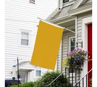 Drapeau pour extérieur de 9,1 x 1,5 m - Robuste - Pour jardin - Jaune moutarde - Drapeau de bienvenue - Drapeau double face avec œillets en laiton - Bannières pour fête