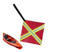 Drapeau Pour Kayak - Drapeaux De Sécurité Pour Camions | Accessoires De Poteau Réfléchissant À Haute Visibilité Pour Remorquage De Voiture, Camping-car, Attelage, Canoës, Vélo Et
