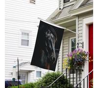 Drapeau pour l'extérieur de 9,1 x 1,5 m - Robuste - Pour jardin - Pour tous les temps - Drapeau de bienvenue - Drapeau de bienvenue - Drapeau double face avec œillets en laiton - Bannières pour fête