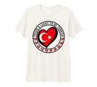 Drapeau « Proud and Lucky to Be Turkish I Love Turkey » T-Shirt Haut de Gamme