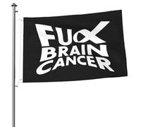 Drapeau Putain De Cancer Du Cerveau Grand Drapeau Couleurs Vives Renforcé Avec Bannière À Œillets, Pour Balcon, Les Défilés, D'Intérieur, 90x150cm