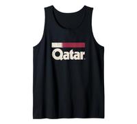 Drapeau Qatar rétro Qatari Yalla Débardeur