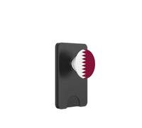 Drapeau Qatari du Qatar PopSockets PopWallet pour MagSafe
