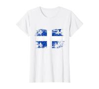 Drapeau Quebec Vintage Cadeau Québécois Québécoise T-Shirt Graphique avec Valeur, Femme, Blanc, S