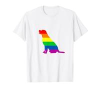Drapeau Rainbow Pride Assis T-Shirt Graphique avec Valeur