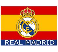 Drapeau Real Madrid- Espagne - Produit sus Licence - Mesure 150 x 100 cm.- 100% Polyester