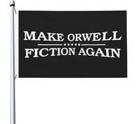 Drapeau Redonner À Orwell Toute Sa Dimension Fictionnelle Grand Drapeau 2 Œillets Métalliques Renforcé Avec Bannière, Pour Balcon, Les Défilés, Les Bureaux, 90x150cm