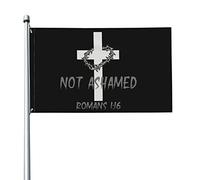 Drapeau religieux chrétien de la foi Jésus 3x5 pieds Bannière Affiche Toile de fond décorative Décoration murale Polyester S'applique au jardin Cour Maison Dindoor Extérieur