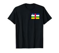 Drapeau République Centrafricaine T-Shirt Graphique avec Valeur