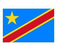 Drapeau République Démocratique Du Congo (5x3.3cm) - Sticker/Autocollant