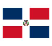 Drapeau République Dominicaine (19.5x13cm) - Sticker/Autocollant