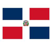 Drapeau République Dominicaine (19.5x13cm) - Sticker/Autocollant