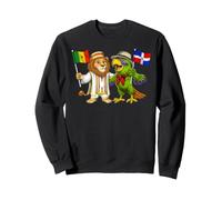 Drapeau République Dominicaine Sénégal Racines dominicano Sweatshirt