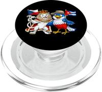 Drapeau République Tchèque Cuba Racines Tchèques Héritage PopSockets PopGrip pour MagSafe
