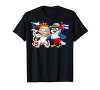 Drapeau République Tchèque Cuba Racines Tchèques Héritage T-Shirt