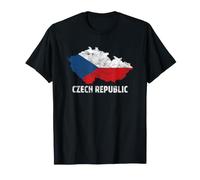 Drapeau République Tchèque Culture Tchèque Orgueil National T-Shirt