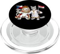 Drapeau République Tchèque Égypte Racines Tchèques Héritage PopSockets PopGrip pour MagSafe
