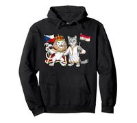 Drapeau République Tchèque Égypte Racines Tchèques Héritage Sweat à Capuche