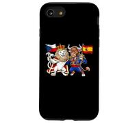 Drapeau République Tchèque Espagne Racines Tchèques Héritage Coque pour iPhone SE (2020) / 7/8