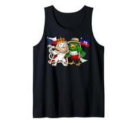 Drapeau République Tchèque Haïti Racines Tchèques Héritage Débardeur