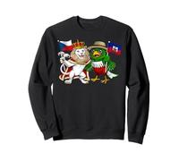 Drapeau République Tchèque Haïti Racines Tchèques Héritage Sweatshirt