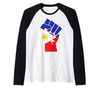 Drapeau résistant aux Philippines Manche Raglan