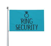 Drapeau Résistants Aux Intempéries Drapeaux Sécurité Des Alliances Renforcé Bruant Pour Décorations Fête Maison 90X150Cm