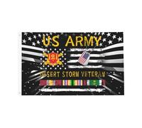 Drapeau Résistants Aux Intempéries Drapeaux Vétéran Du 29E Bataillon De Campagne Américain De L'Opération Tempête Du Désert Double Couture Bruant Pour Célébration Décorations Fête 90X150Cm